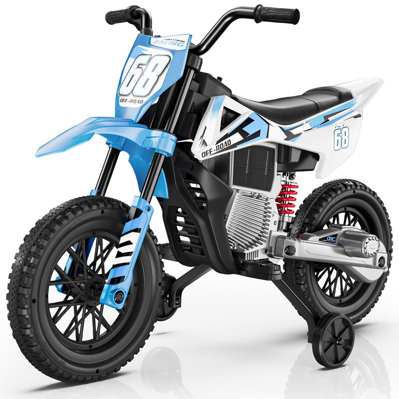 LIGIANT S6 12V Kids Motorcycle, 2X25W Ride on Motorbike, Equipped with Wireless Connection, Self-Control Throttle Grip, Idea Gift for Kids Aged 3-8