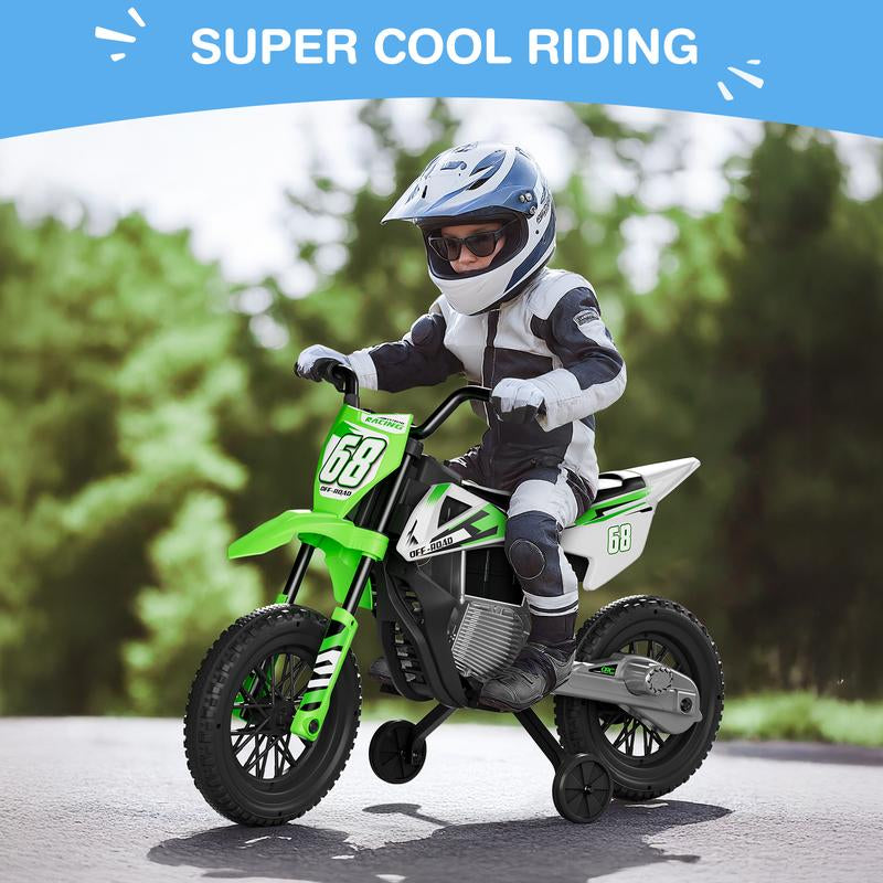 LIGIANT S6 12V Kids Motorcycle, 2X25W Ride on Motorbike, Equipped with Wireless Connection, Self-Control Throttle Grip, Idea Gift for Kids Aged 3-8