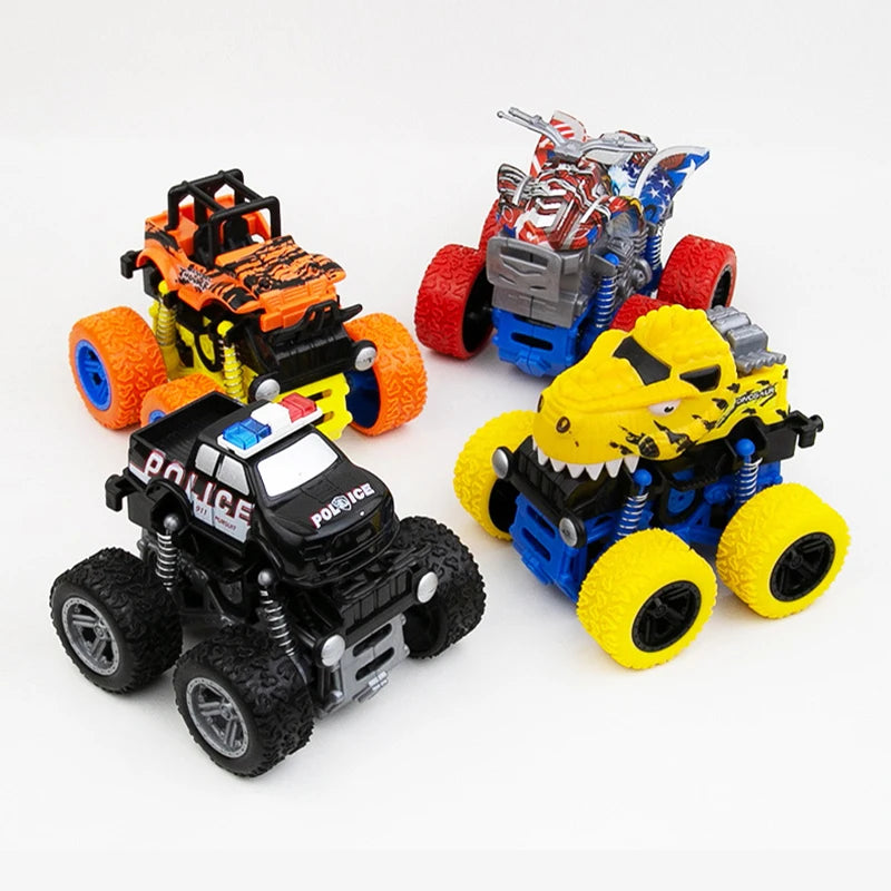 Clear Inventory and Sell Kid'S Cars Toys Trucks Inertia Suvs Friction Powered Cars Baby Boys Blaze Trucks at a Low Price