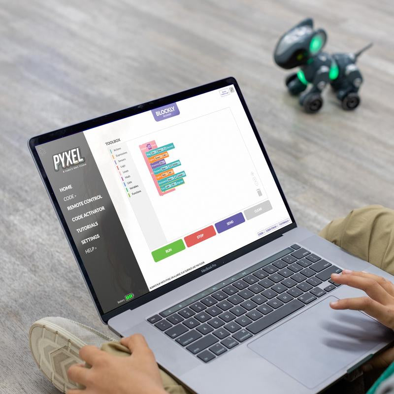 Educational Insights PYXEL a Coder’S Best Friend - Coding Robots for Kids with Blockly & Python Coding Languages, Coding for Kids Ages 8+, STEM Toys