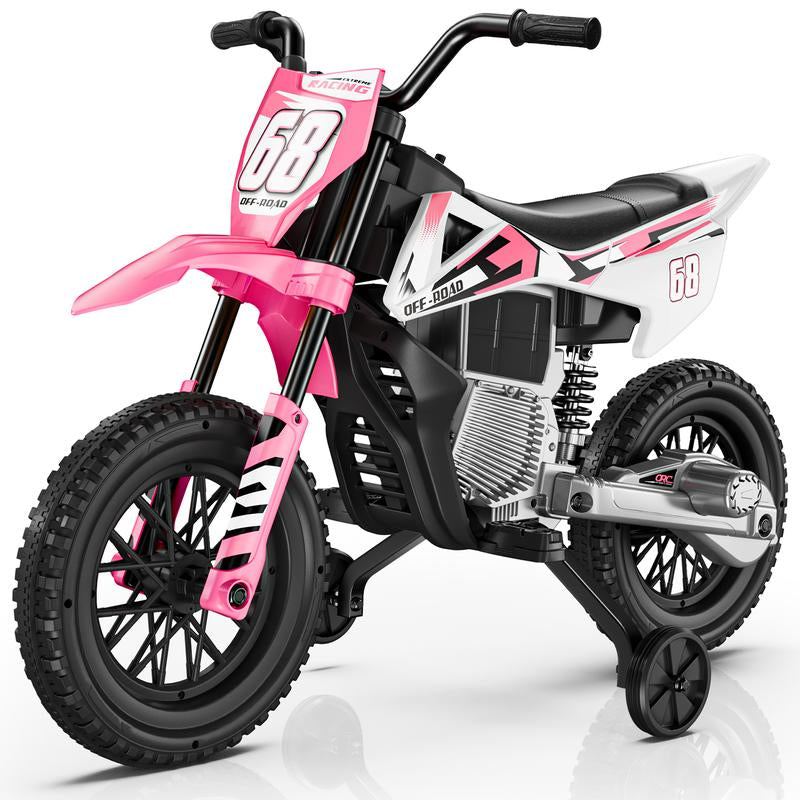 LIGIANT S6 12V Kids Motorcycle, 2X25W Ride on Motorbike, Equipped with Wireless Connection, Self-Control Throttle Grip, Idea Gift for Kids Aged 3-8