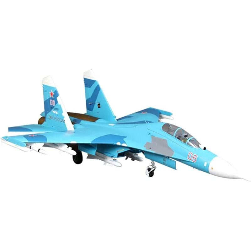 Fms RC Airplane Jet Rc Planes for Adults Rc Jet Plane 70Mm EDF J-11 Twin Hobby Rc Airplanes PNP (No Radio, Battery, Charger)