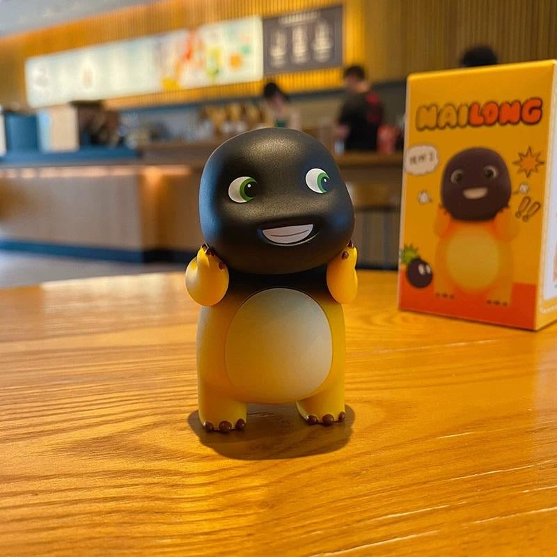 Nailong Dino Blind Box,Kawaii Cute Cartoon Yellow Dinosaur Figure Decor for Home Decor for Party Anime Gift Toys