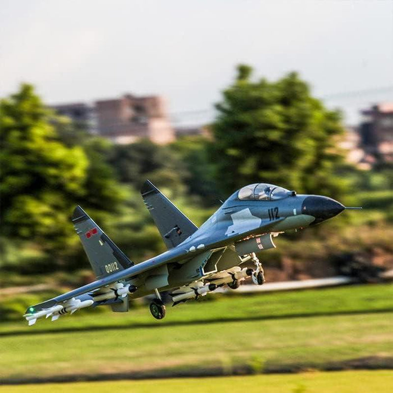 Fms RC Airplane Jet Rc Planes for Adults Rc Jet Plane 70Mm EDF J-11 Twin Hobby Rc Airplanes PNP (No Radio, Battery, Charger)