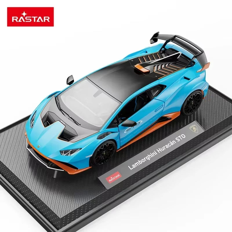 1:18 Lamborghini Huracan STO Supercar Diecast Car Model Toy Die Cast Model Car Collection Gifts for Adults Children G20
