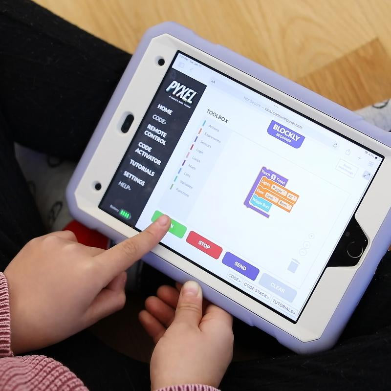Educational Insights PYXEL a Coder’S Best Friend - Coding Robots for Kids with Blockly & Python Coding Languages, Coding for Kids Ages 8+, STEM Toys