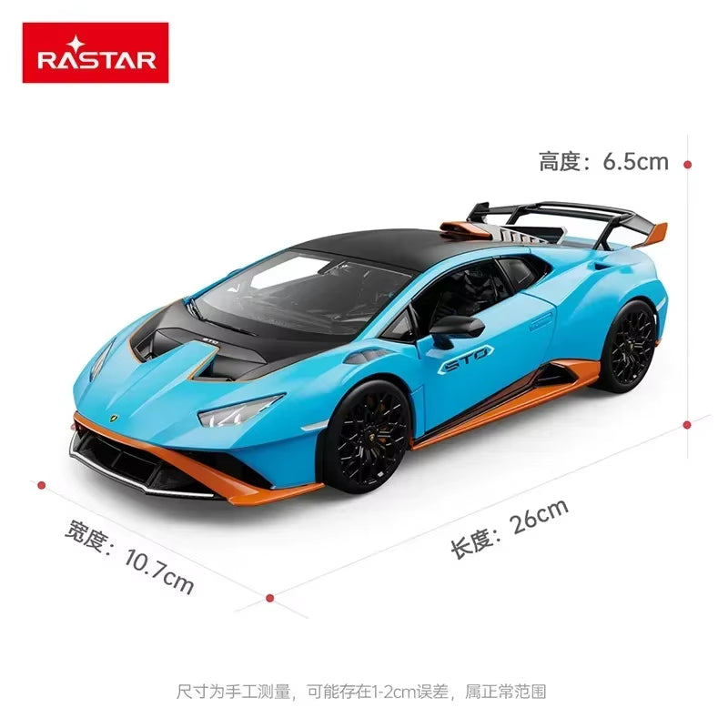1:18 Lamborghini Huracan STO Supercar Diecast Car Model Toy Die Cast Model Car Collection Gifts for Adults Children G20